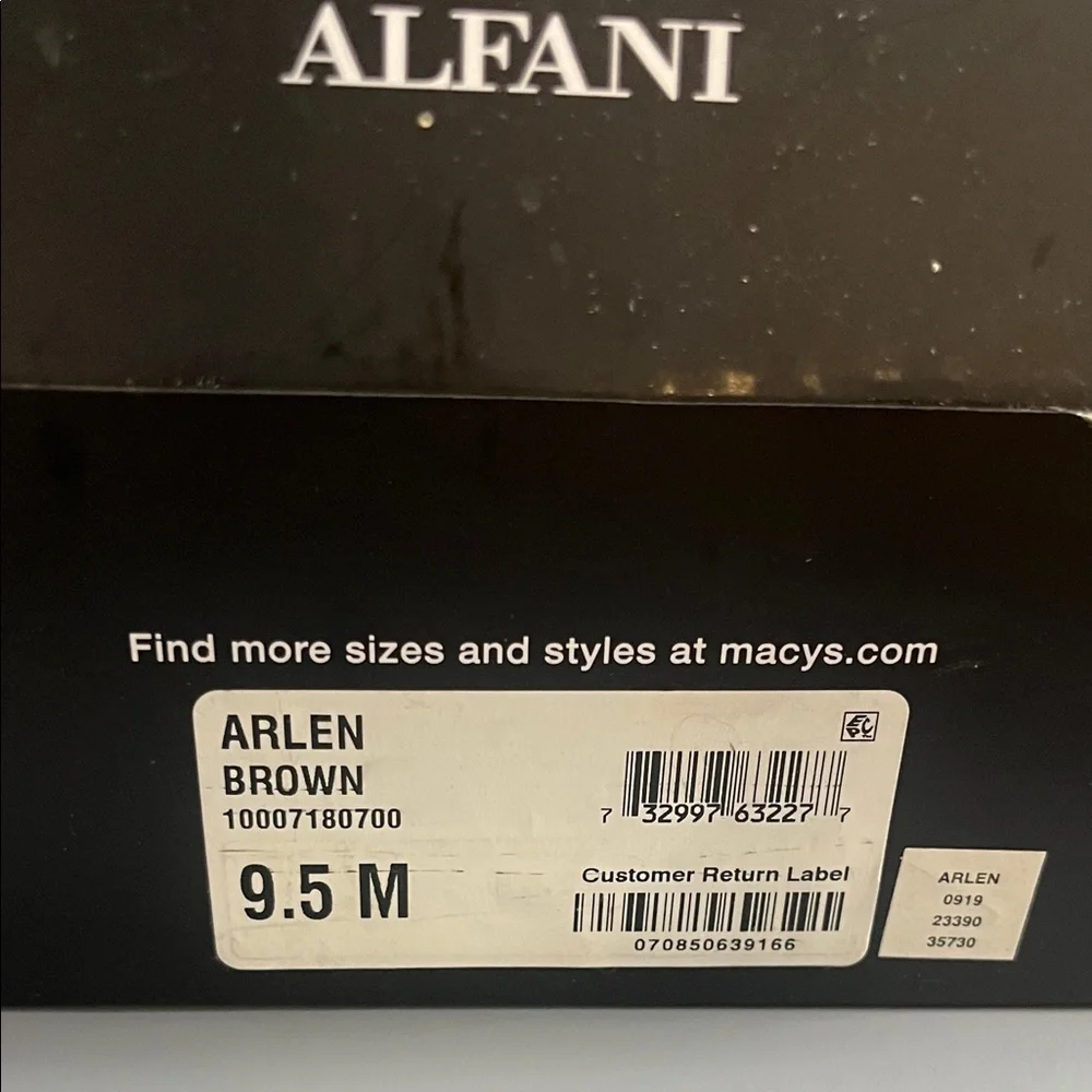 Alfani Men's Dark Brown Suede Boots
